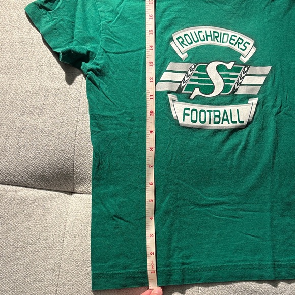 Green Roughriders Football T-Shirt - Picture 5 of 5